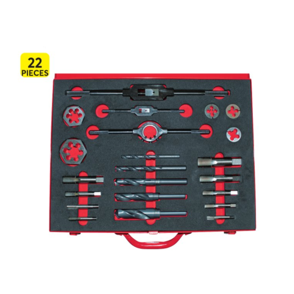 Sherwood BSP (F) Threading Sets 22 Pcs